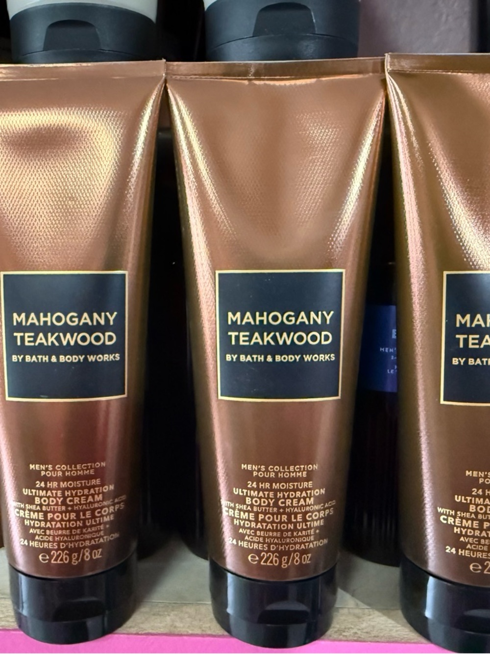 3 Mahogany Teakwood Body Cream by Bath & Body Works - Brown